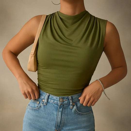 Dames Mouwloze Tanktop Klassiek Stijl 1