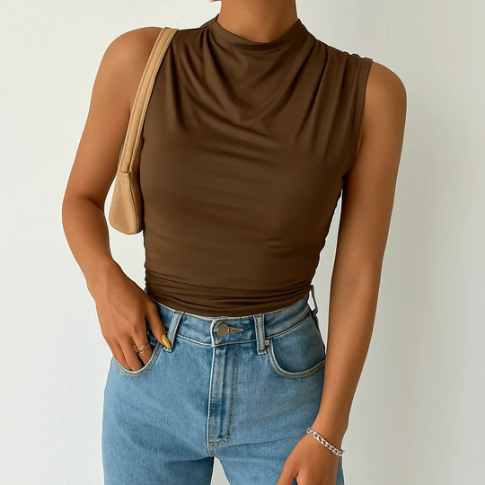 Dames Mouwloze Tanktop Klassiek Stijl 4