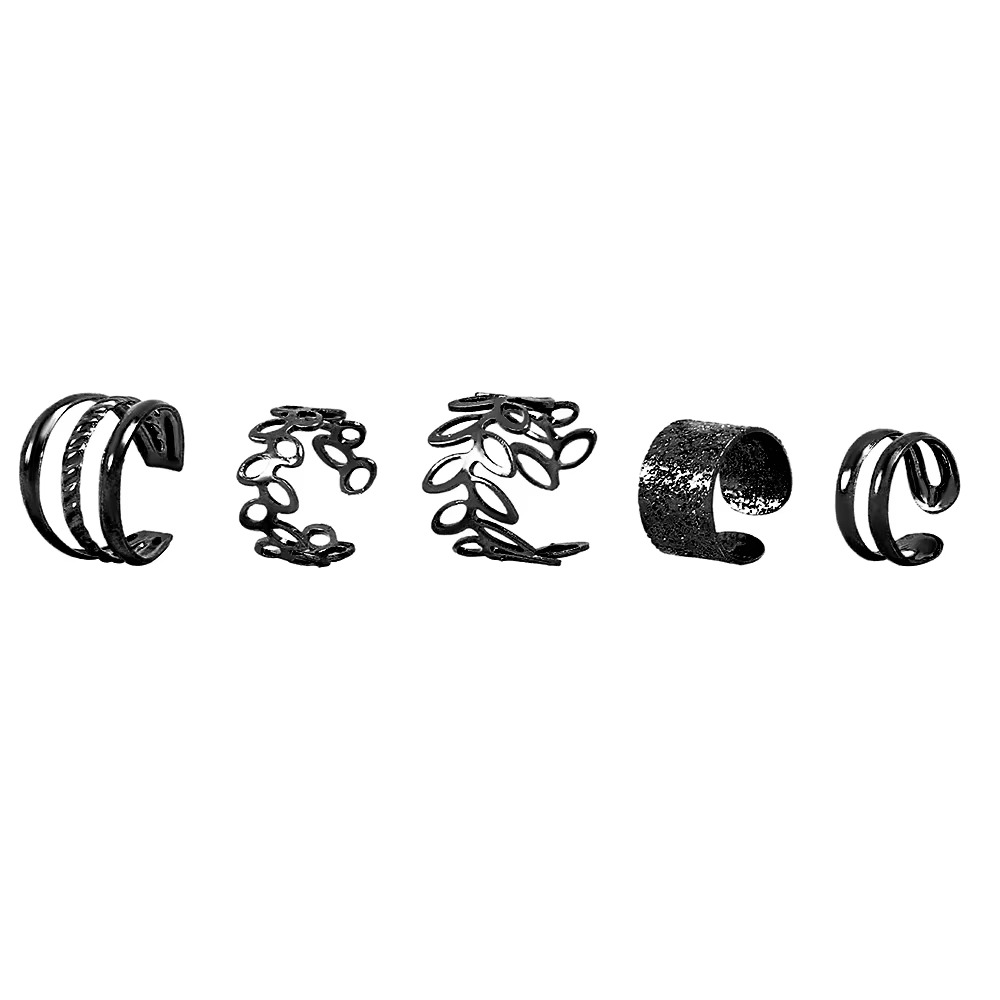 Dames Oorbellen Bladmotief Clip-on Goud 3