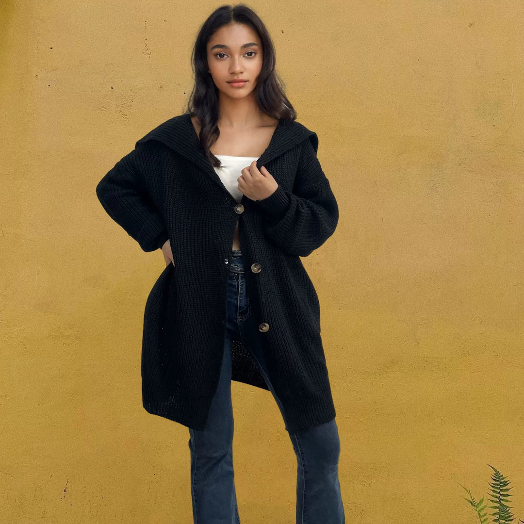 Dames Oversized Cardigan Gebreid 4