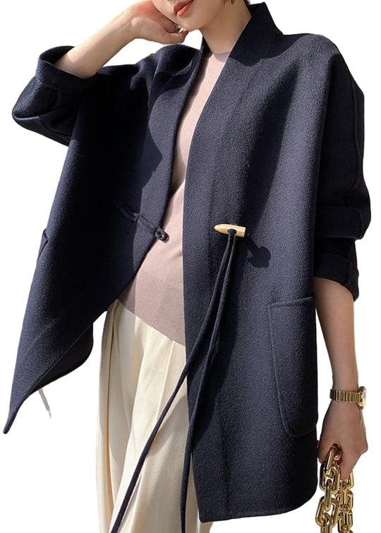 Dames Oversized Jas met Zak en Kwast 1