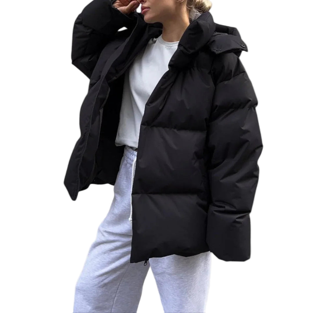 Dames Oversized Pufferjack Stijlvol 0