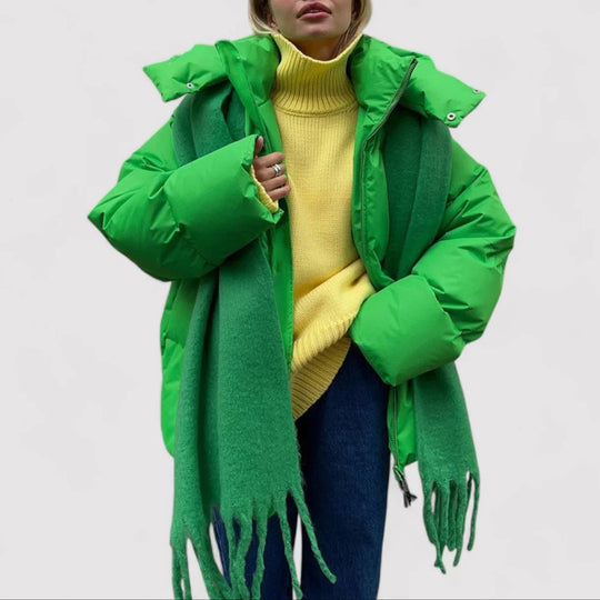 Dames Oversized Pufferjack Stijlvol 3