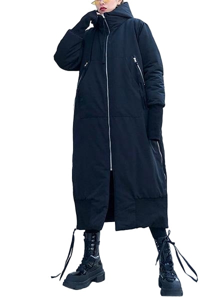Dames Oversized Winterparka met Capuchon 0