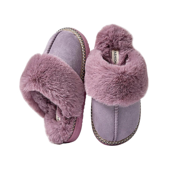 Dames Pantoffels met Zachte Bontvoering voor de Winter Sloffen 3