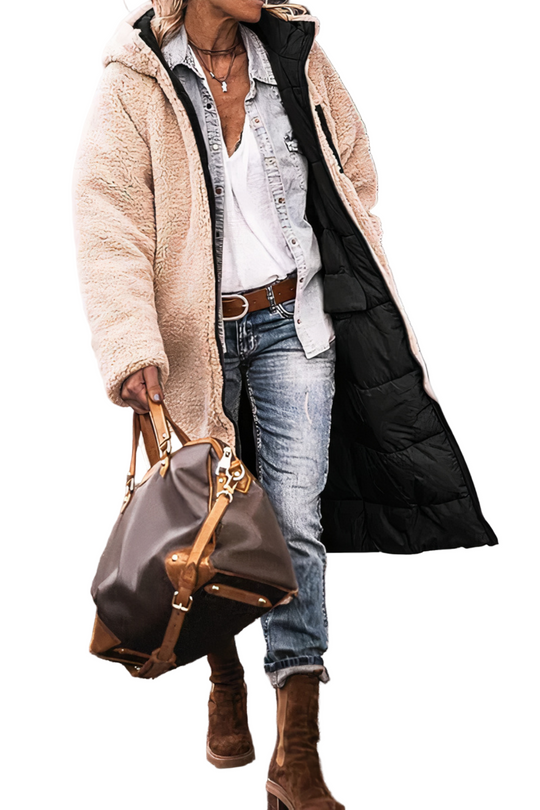 Dames Parka Dubbelzijdig met Teddyvoering 2
