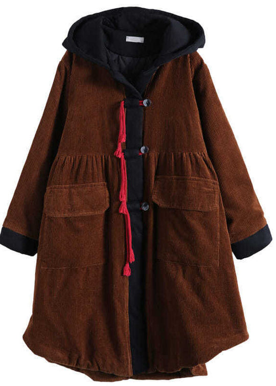 Dames Parka met Capuchon en Knoopzakken 3