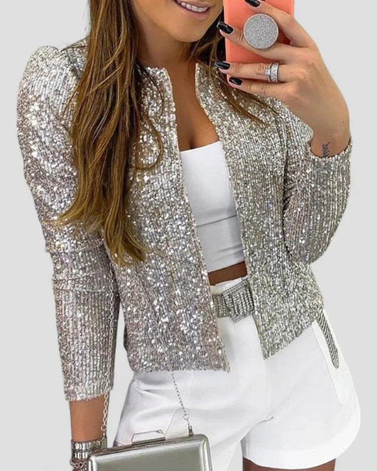 Dames Party Jacket Pailletten 3