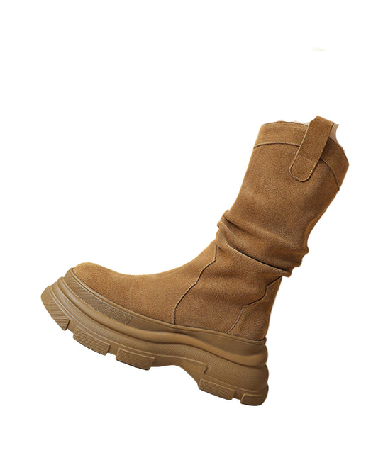 Dames Platformlaarzen met Splitstijl 2