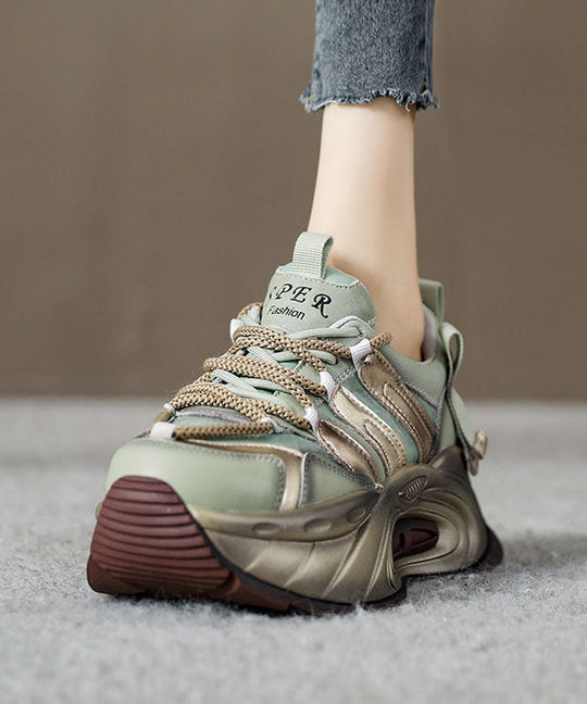 Dames Platte Schoenen met Platform en Gesplitste Band 1