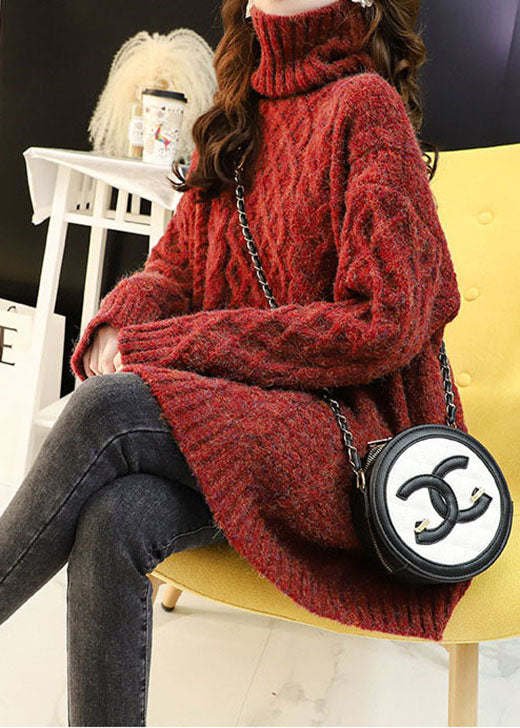 Dames Plus Size Gebreide Trui voor de Winter 2