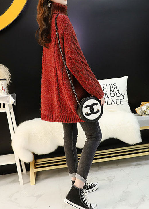 Dames Plus Size Gebreide Trui voor de Winter 3