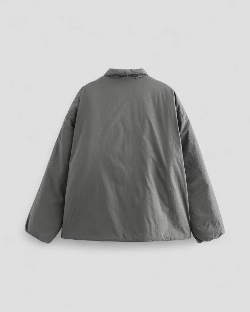 Dames Pufferjack Met Tailleband 1