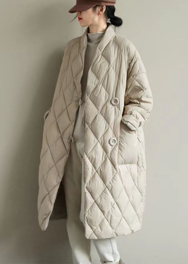 Dames Pufferjack met Opstaande Kraag en Grote Zakken 3