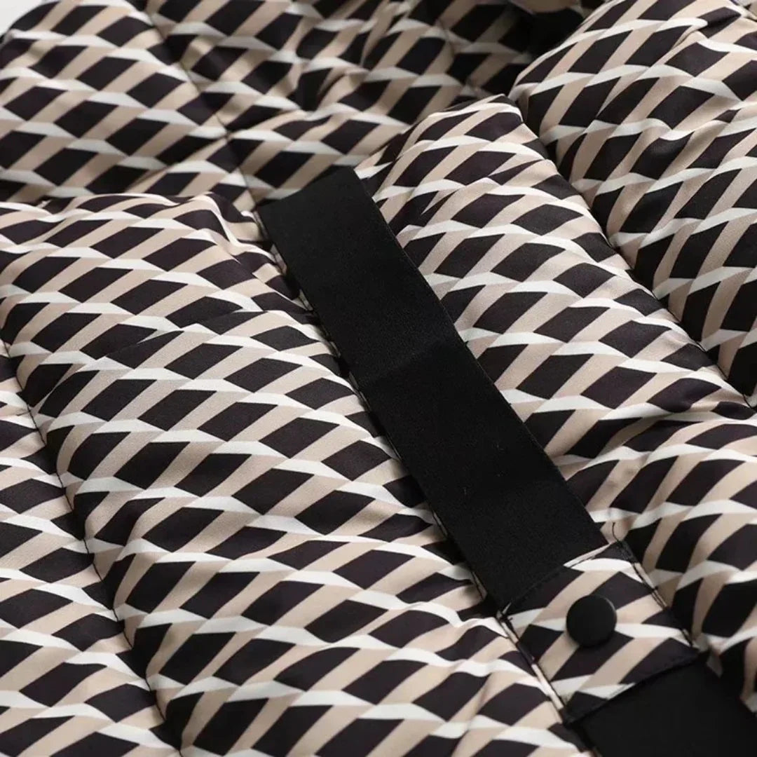 Dames Pufferjack met Riemontwerp 7