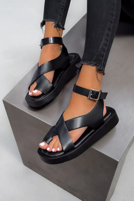 Dames Sandalen Gladiator Met Dikke Zool Synthetisch 1