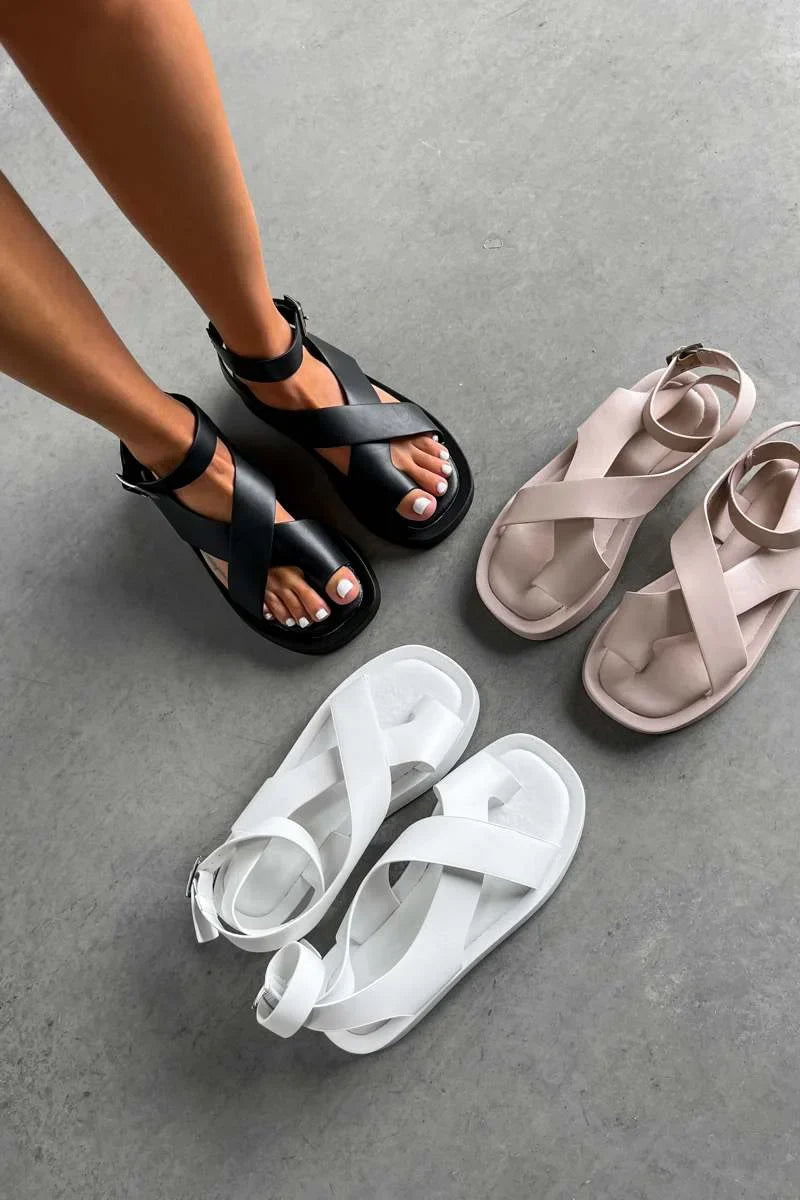 Dames Sandalen Gladiator Met Dikke Zool Synthetisch 8