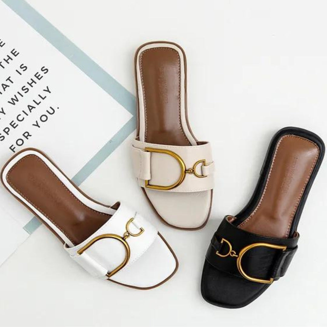 Dames Sandalen Vierkante Neus Chic Leer 3