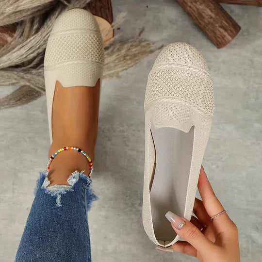 Dames Schoenen Slip-On Casual Stijl Ademend Textiel Luxe Voering 2