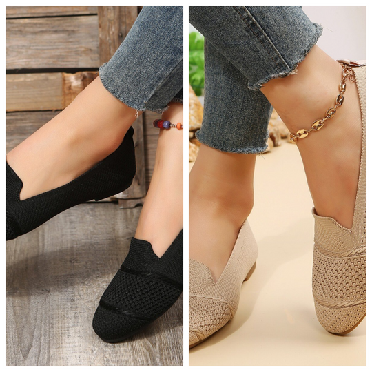 Dames Schoenen Slip-On Casual Stijl Ademend Textiel Luxe Voering 5