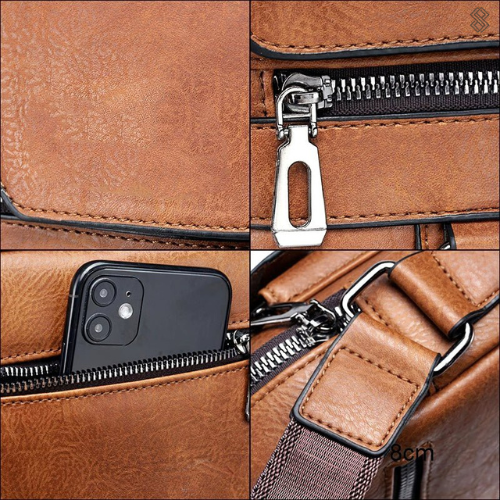 Dames Schoudertas Stijlvol en Chic - Functionele Schoudertas Zwart 3