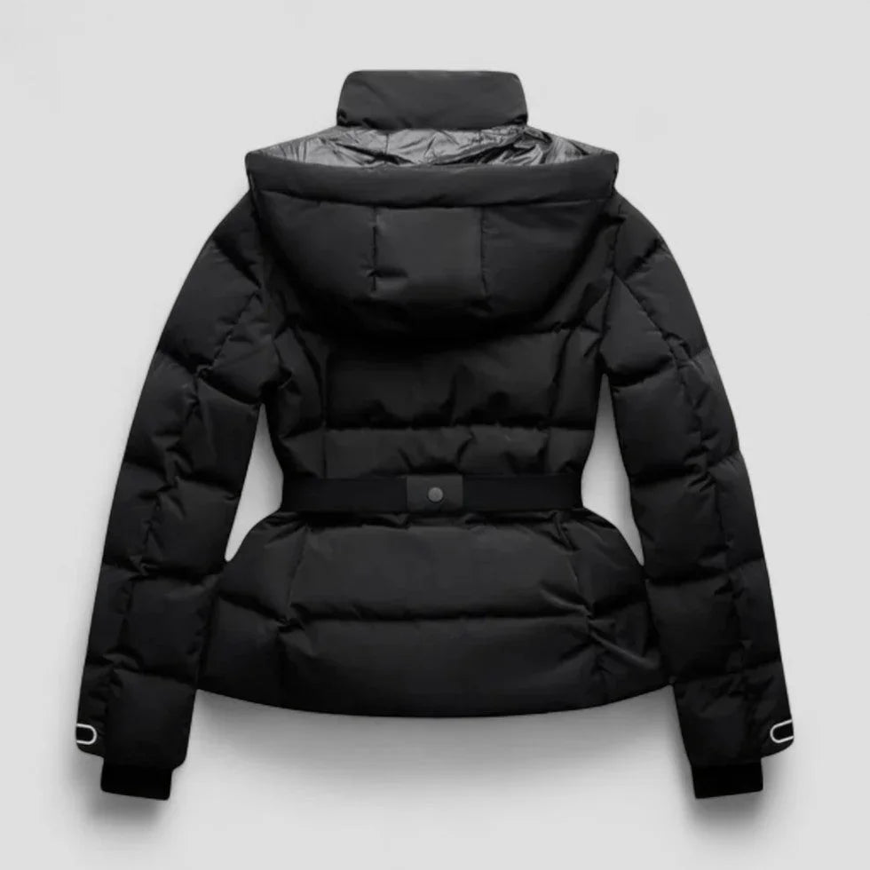 Dames Ski-jack met Capuchon en Tailleaccent 1