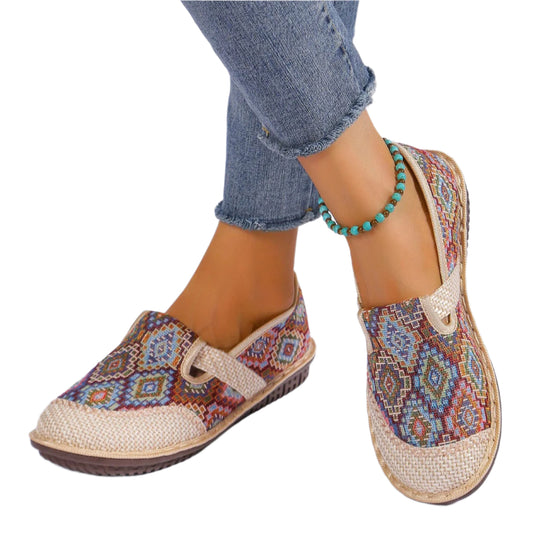 Dames Slip-On Schoenen Ademend Geheugenfoam Flexibele Zool 0