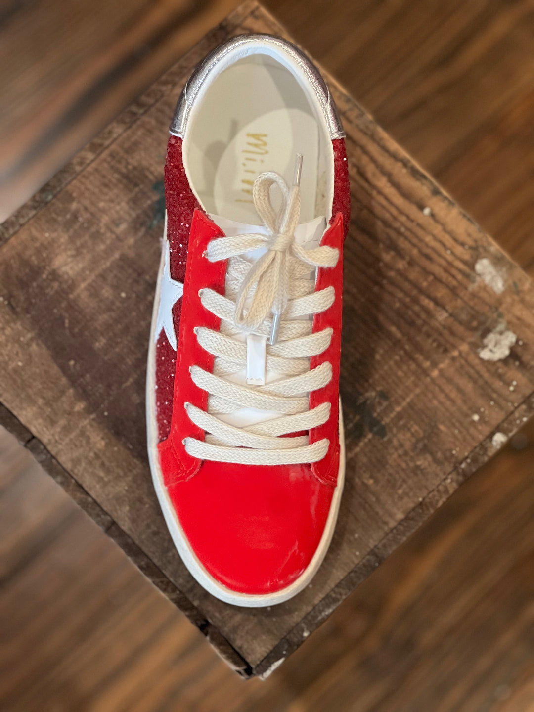 Dames Sneakers Sportief Rood 1