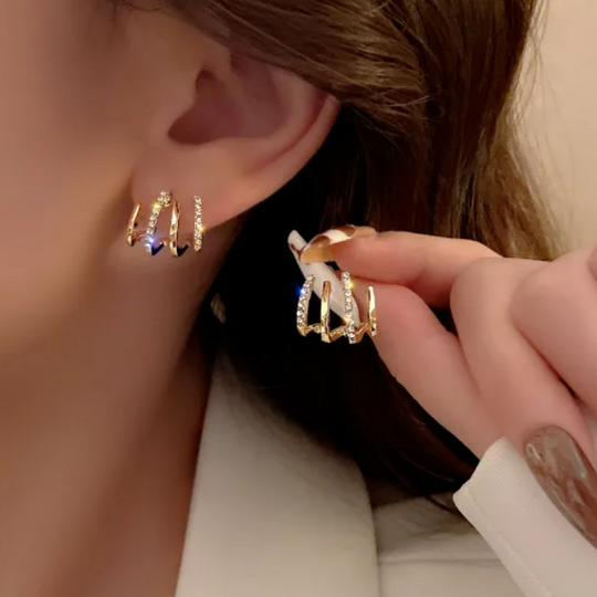 Dames Statement Oorbellen Gedraaid 0