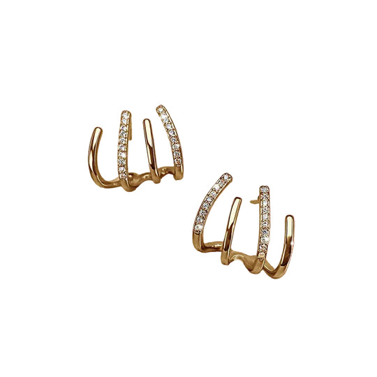 Dames Statement Oorbellen Gedraaid 7