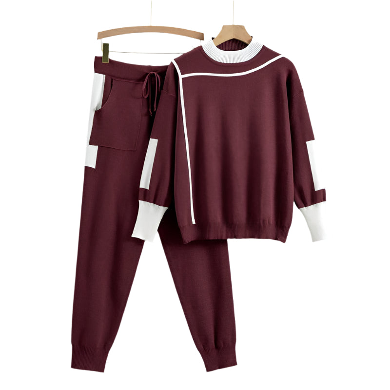 Dames Tracksuit Casual Gebreid Zacht Materiaal 0