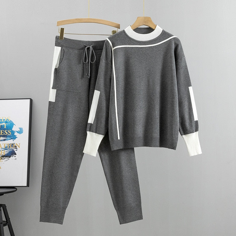Dames Tracksuit Casual Gebreid Zacht Materiaal 2