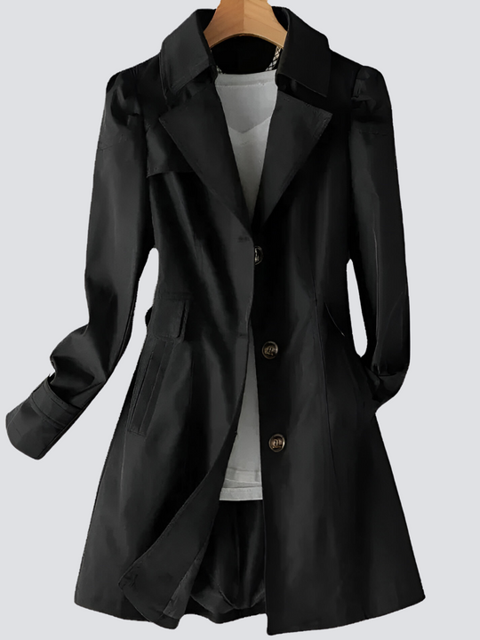 Dames Trenchcoat Getailleerd Voor Een Verfijnde Look 5