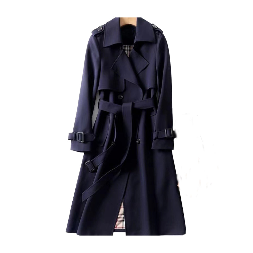 Dames Trenchcoat met Dubbele Knopen 4