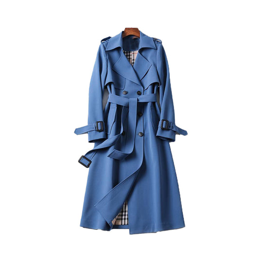 Dames Trenchcoat met Dubbelknopen 11