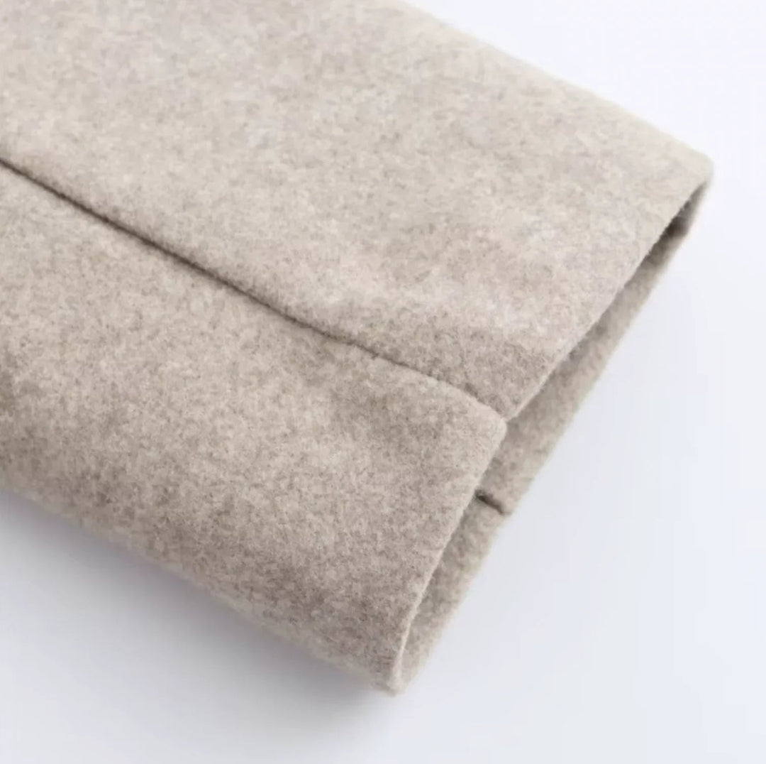 Dames Trenchcoat met Luxe Bontafwerking 2