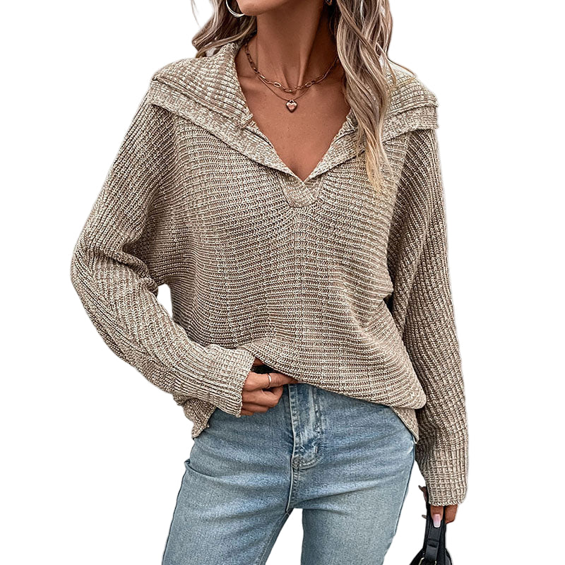 Dames Trui Met Kraag Casual Chic Design 0