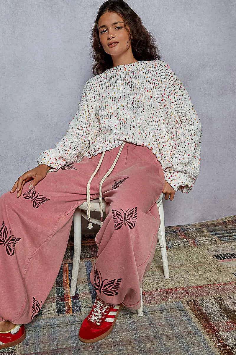 Dames Trui Met Ronde Halslijn en Franje 4