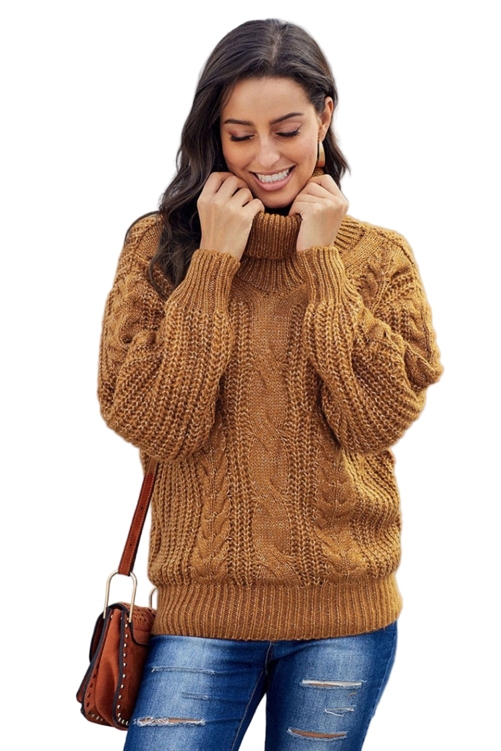 Dames Trui Oversized Kraagbrei 0