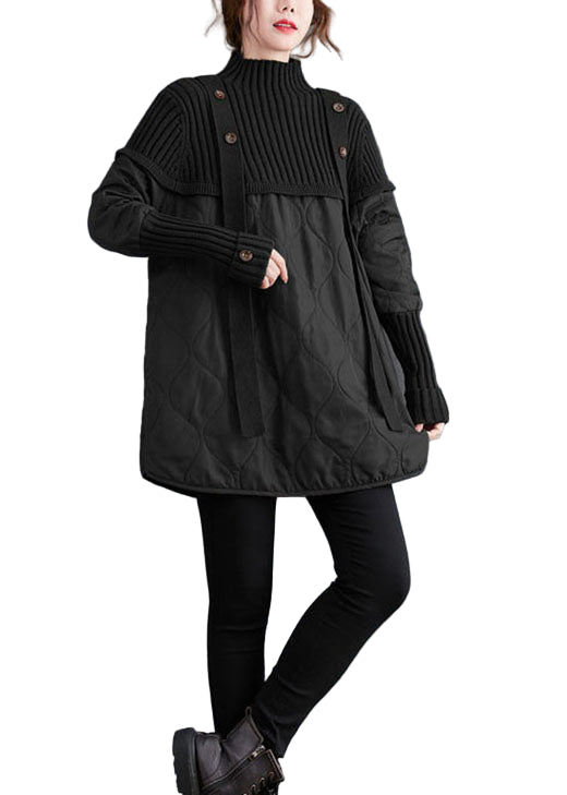 Dames Trui Patchwork Design Met Losse Pasvorm 0