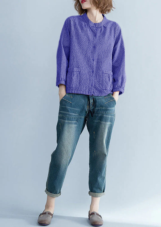 Dames Tuniek Blouse met Lange Mouwen 6