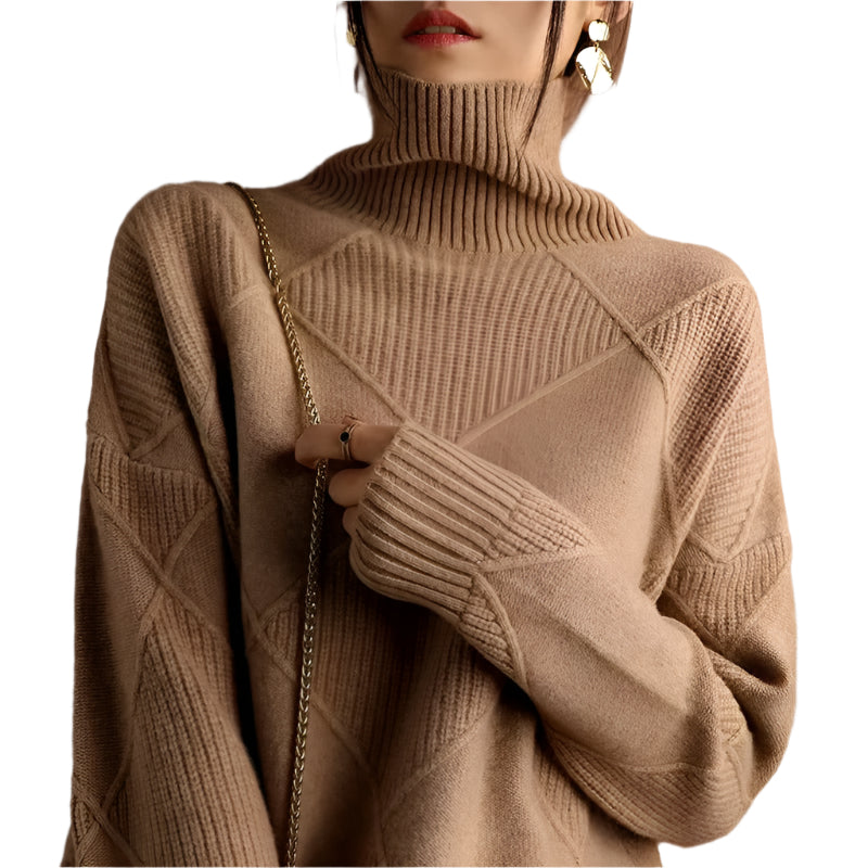 Dames Turtleneck Trui Zacht Kasjmier 0