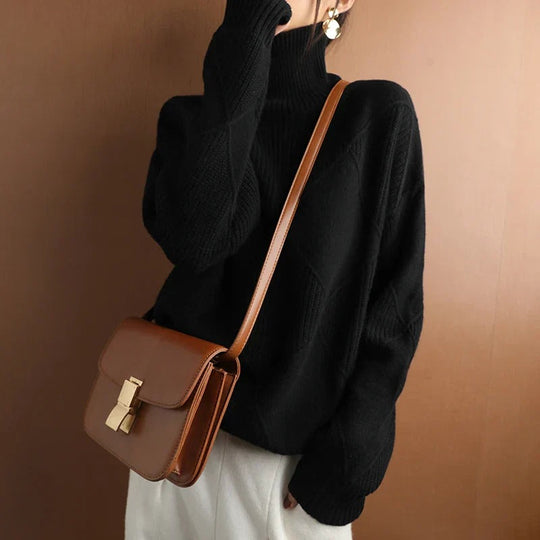 Dames Turtleneck Trui Zacht Kasjmier 2