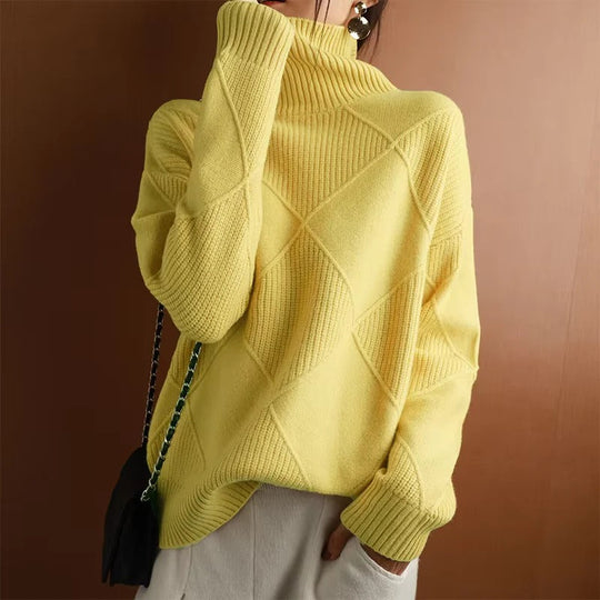 Dames Turtleneck Trui Zacht Kasjmier 3