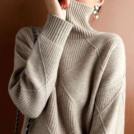 Dames Turtleneck Trui Zacht Kasjmier 4
