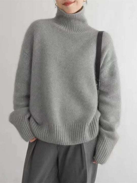 Dames Turtleneck Trui met Hoge Krage 3