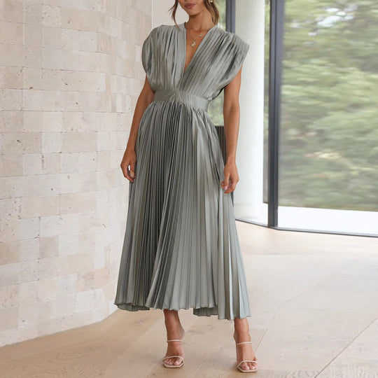 Dames V-Ausschnitt Jurk Modern en Comfortabel 1
