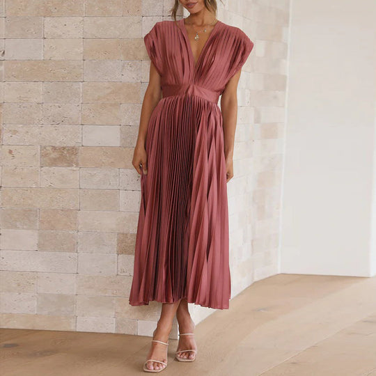Dames V-Ausschnitt Jurk Modern en Comfortabel 3