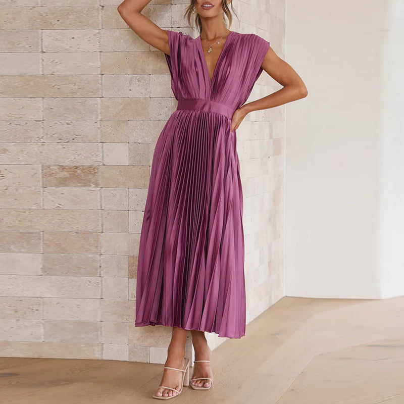 Dames V-Ausschnitt Jurk Modern en Comfortabel 4