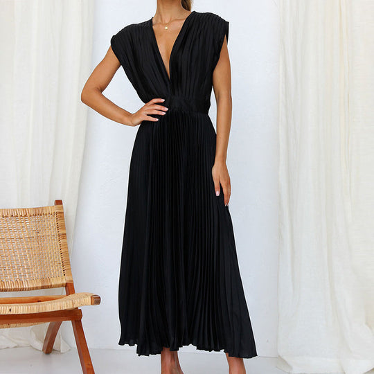 Dames V-Ausschnitt Jurk Modern en Comfortabel 6